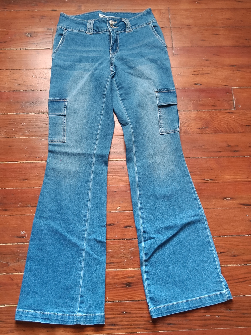Y2K YMI Jeans USA 1/25 Women’s Low Rise Denim Vintage Style Bell Bottom Style